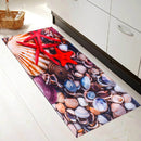 Anti-slip Carpets Starfish SeaShell  Rugs Kitchen Floor Home Mats Carpet Decor