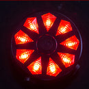 Waterproof Bicycle Rear Light 4 Modes LED Light Tail Bike Light Dual Light Design Cycling Safety War