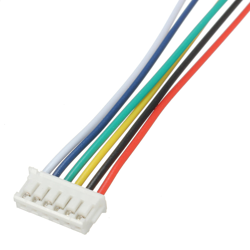 Excellway Mini Micro JST 1.5mm ZH 6-Pin Connector Plug and Wires Cables 15cm 10 Set