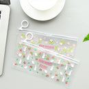3 Pcs Mysterious Small Flowers Animals Pvc Waterproof Pencil Cases Statione