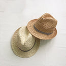 Hand-Woven Lady Hat Sweet Retro Sun Hat Straw Hat Beach Hat Hollow Striped  V2A3