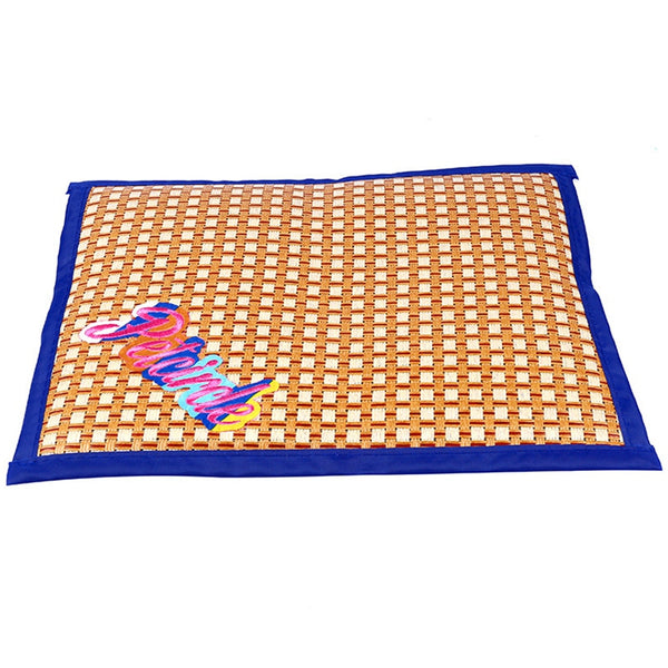 Pet Pad Summer Cooling Mat Dog Beds Mats Pet Ice Pad Cool Cold Rattan MoistuO9O4