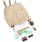 Fashion Straw Woven Backpack Ladies Shoulder Bag Summer Girl Backpack Femal X9J1