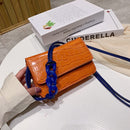 Acrylic Chain Shoulder Bags Women Famous Brand Individuality Designer Women