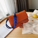 Acrylic Chain Shoulder Bags Women Famous Brand Individuality Designer Women