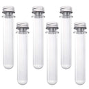 100Ml Plastic Test Tubes (25Pcs) With Cleaning Brush Transparent Storage Tu