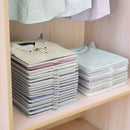 10Pcs Practical Overlapeable Dress Board Wardrobe T-Shirts Clothes Organize