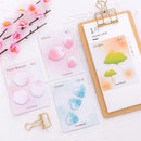 2 Pcs Korean Creative Stationery Beauty Cherry Blossom Petal Student Memo P L1Q7