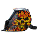 Solar Auto Darkening Welding Helmet Tig Mask Grinding Welding Mask Yellow Skeleton Chain Pattern