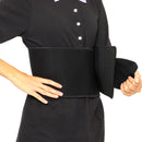 KALOAD Sports Fitness Body Shaping Waist Belt Elastic Pressure Straining Waist Support - Black