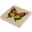 Butterfly Growth Jigsaw Toys Early Childhood Education Wooden Multi-Layer G