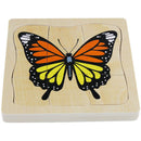 Butterfly Growth Jigsaw Toys Early Childhood Education Wooden Multi-Layer G