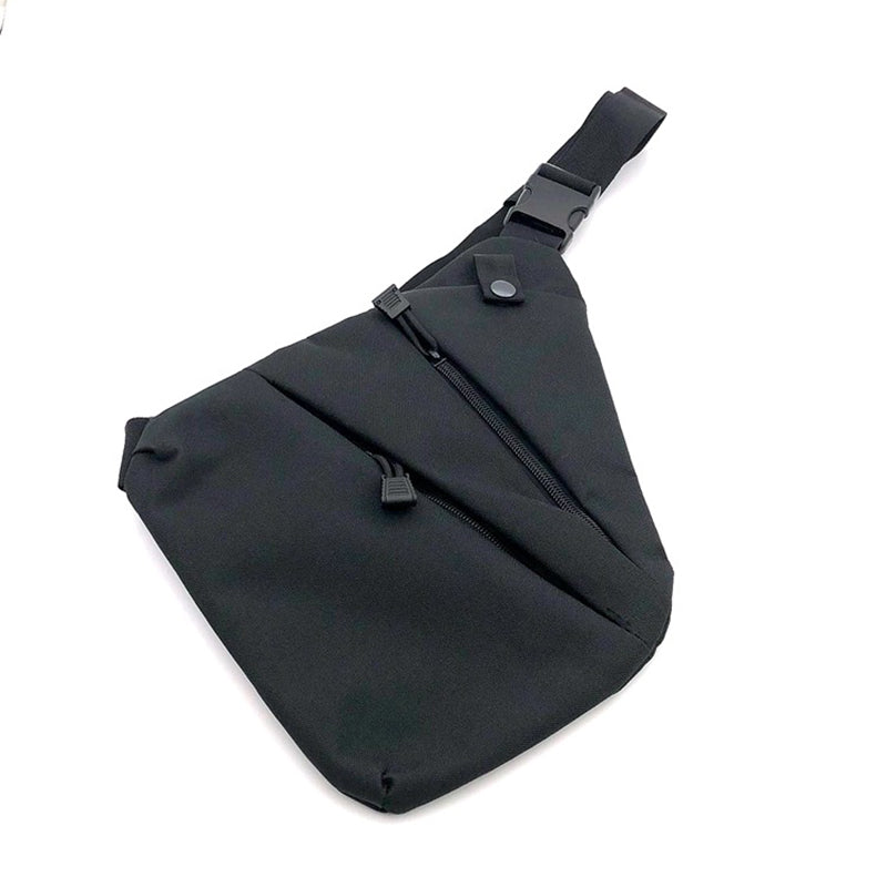 Men Women Canvas Crossbody Shoulder Chest Backpack Anti Theft Gun Holster Tactical Sling Bags