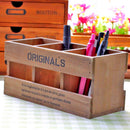 Creative Home Solid Wood Box Remote Controller Box/Pen Holders Holder 3 Lay