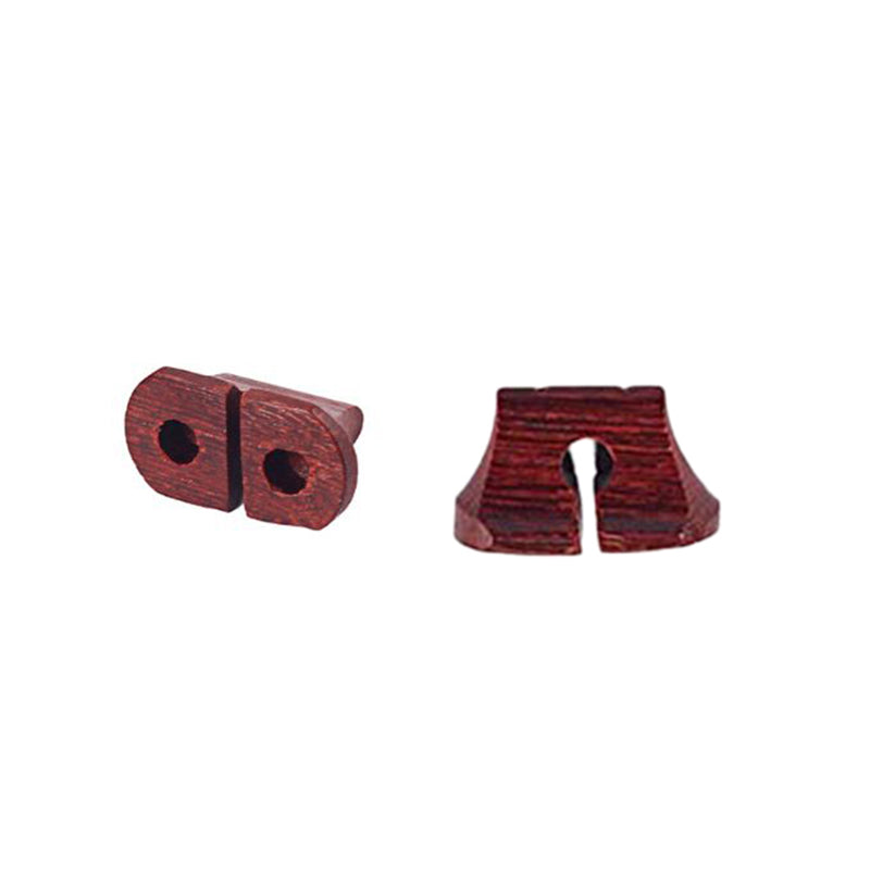 Erhu Zhonghu Mute Finish Muffler Silencer String + Rosewood Bridges Set Par