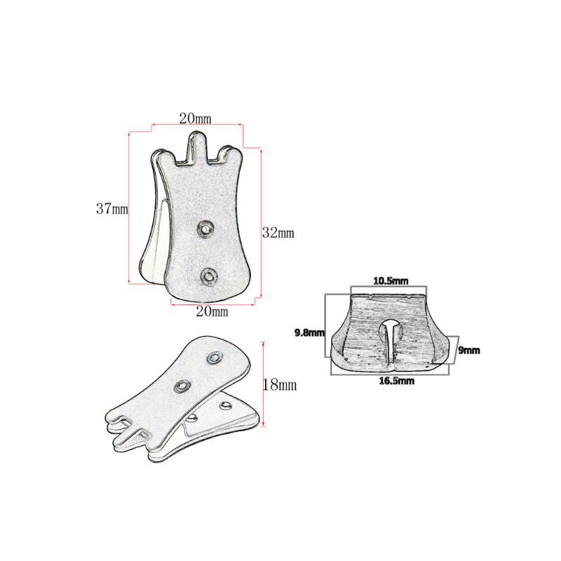 Erhu Zhonghu Mute Finish Muffler Silencer String + Rosewood Bridges Set Par
