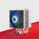 9Cm 4 Heat Pipe 4 Pin Single Fan With Light Cpu Fan Cpu Heatsink For Intel