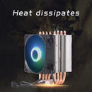 9Cm 4 Heat Pipe 4 Pin Single Fan With Light Cpu Fan Cpu Heatsink For Intel