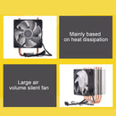 9Cm 4 Heat Pipe 4 Pin Single Fan With Light Cpu Fan Cpu Heatsink For Intel
