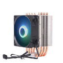 9Cm 4 Heat Pipe 4 Pin Single Fan With Light Cpu Fan Cpu Heatsink For Intel