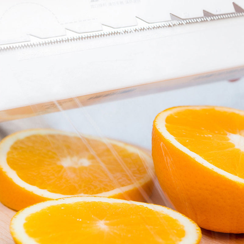 JIEZHI Kitchen PE Cling Film 2 Roll / Set Automatic Cutting Fresh Bag Plastic Wrap