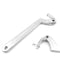 Adjustable Hook Wrench C Spanner Tool Chrome Vanadium 32-76Mm With Scale St K5O6