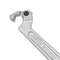 Adjustable Hook Wrench C Spanner Tool Chrome Vanadium 32-76Mm With Scale St K5O6