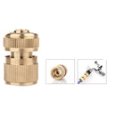 3/4 Inch Male Female Thread Copper Quick Connector Garden Water Connection