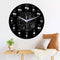 Emoyo ECY025 Chemical Element Table Wall Clock 3D Wall Clock For Home Office Decorations A