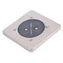 Garden Square 2 LED Solar Power Ground Light Outdoor Patio Lawn Waterproof Lamp