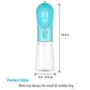 Dog Water Bottle Portable Pet Water Bottle With Activated Carbon Filter Lea