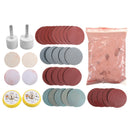 39Pcs Deep Scratch Remover Auto Car Glass Polishing Kit 8 Oz Cerium Oxide P