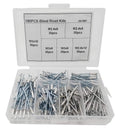 2X(180Pcs Nail Decoration Aluminium Blind Rivet Rivet Kits For Furniture As
