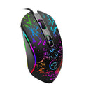 2X(G819 Mechanical Gaming Mouse Usb Wired Optical Horse Racing Mouse Adjust