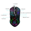 2X(G819 Mechanical Gaming Mouse Usb Wired Optical Horse Racing Mouse Adjust