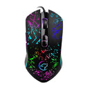 2X(G819 Mechanical Gaming Mouse Usb Wired Optical Horse Racing Mouse Adjust