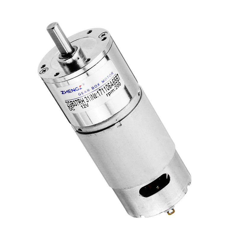 Zhengke ZGB37RH 12V 200rpm Gear Motor Reduction Motor DC Motor