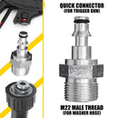 Quick Connection Pressure Washer-Gun Hose Adapter For Lavor Vax,M22 Quick I