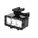 30m Under Water Waterproof LED Dive Light With AHDBT-201 Battery For Xiaomi Yi GoPro SJ4000