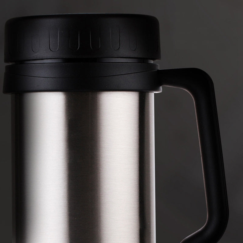 500Ml/17Oz Thermo Mug Stainless Steel Vacuum Flasks With Handle Thermo Cup  B2M1