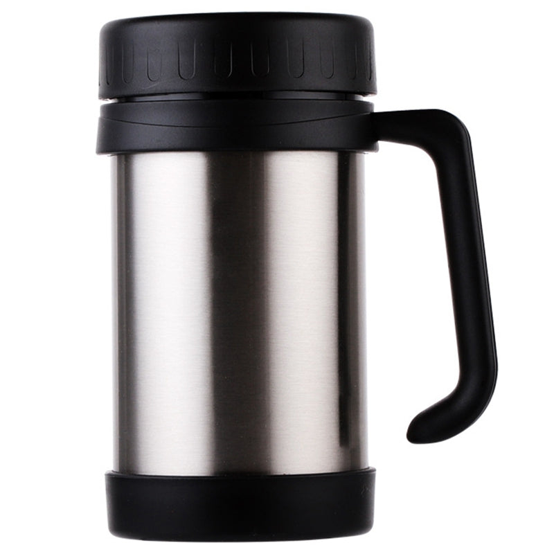 500Ml/17Oz Thermo Mug Stainless Steel Vacuum Flasks With Handle Thermo Cup  B2M1
