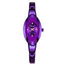 LONGBO 80460 Simple Crystal Dial Waterproof Elegant Crown Fashion Ladies Dress Women Full Steel Quartz Watch