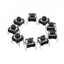 Geekcreit 4000pcs Mini Micro Momentary Tactile Tact Switch Push Button DIP P4 Normally Open
