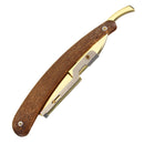 Plastic Handle Straight Edge Stainless Steel Barber Razor Folding Shaving Without Blade