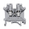 50Pcs UK2.5B/UK3N/UK5N Guide Rail Terminal Block 0.2-2.5m 32A 800V Connector Terminal