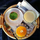 Woven Bread Roll Basket Food Desktop Service Basket Fruit Basket Bread Tray