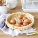 Woven Bread Roll Basket Food Desktop Service Basket Fruit Basket Bread Tray