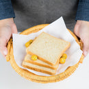 Woven Bread Roll Basket Food Desktop Service Basket Fruit Basket Bread Tray