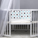 Cotton Breathable Crib Bumper Pad Washable Thick Baby Mattress Set Baby Boy
