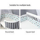 Cotton Breathable Crib Bumper Pad Washable Thick Baby Mattress Set Baby Boy